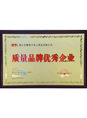 質(zhì)量品牌優(yōu)秀企業(yè)